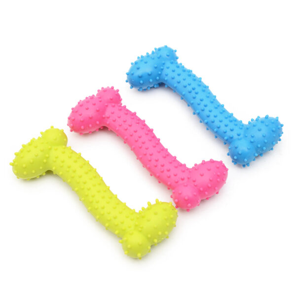 Bone Shape Dog Toy Rubber