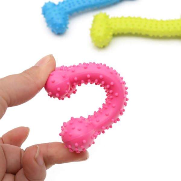 Bone Shape Dog Toy Rubber - Image 2