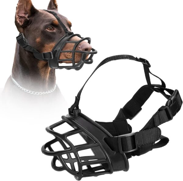 Adjustable Drinkable Humane Dog Muzzle