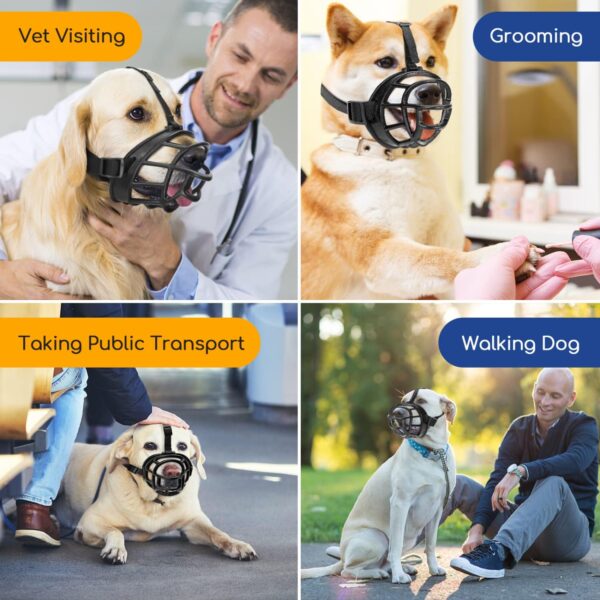 Adjustable Drinkable Humane Dog Muzzle - Image 3